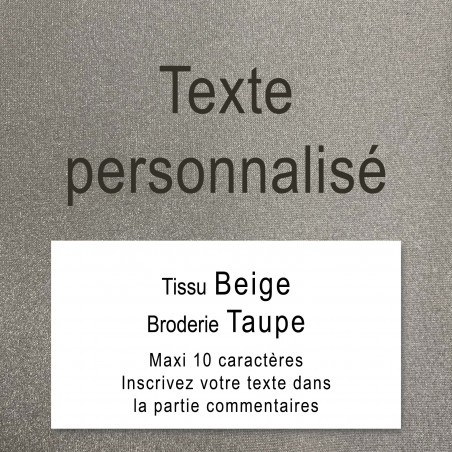 Personnalisation housses de sièges voiture