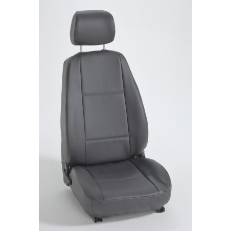 Housse auto sur mesure GOLD (simili cuir gris)