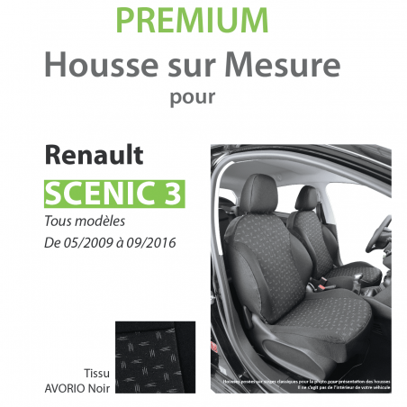 Housses Premium sur-mesure RENAULT SCENIC 3