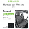 Housses Peugeot 308 II berline, sur-mesure