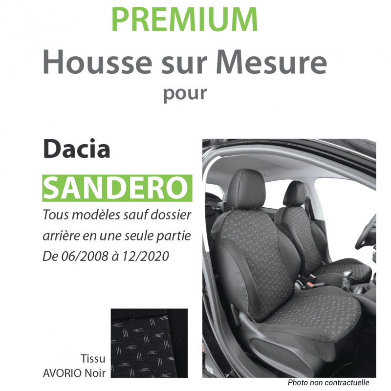 Housses de sièges Premium DACIA SANDERO
