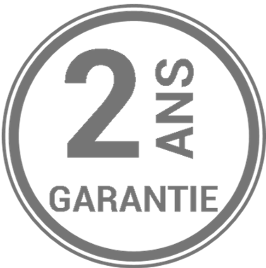 2 ans de garantie