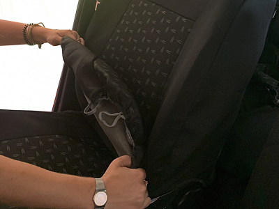 How to change car seat cover?